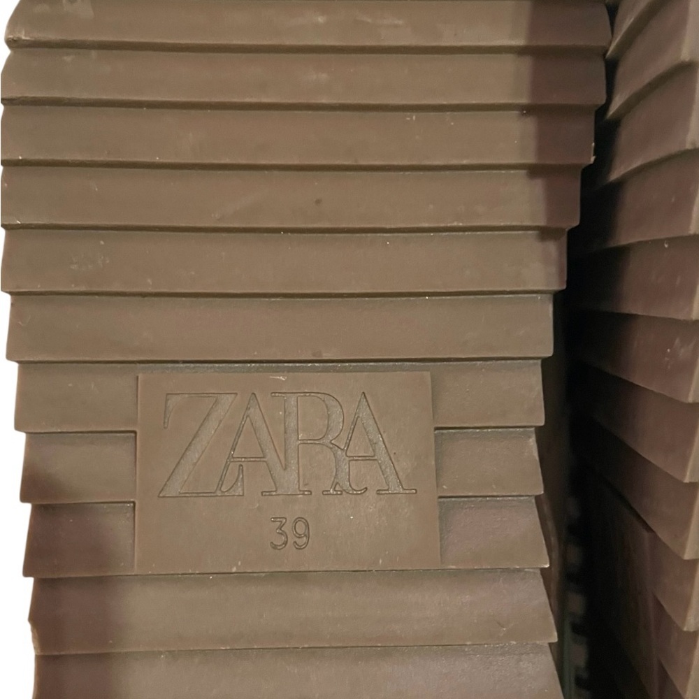 Zara Cream and Tan Women's Sneakers - Picture 6 of 8